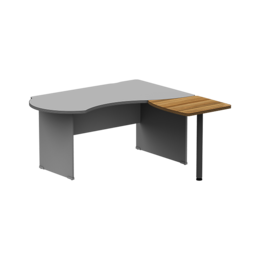 Элемент приставной для столов 140 / 160 см, правый. Серия офисной мебели Berlin (Берлин).